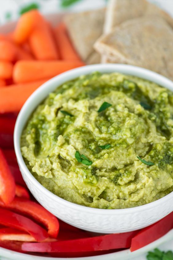 Basil Pesto Humus